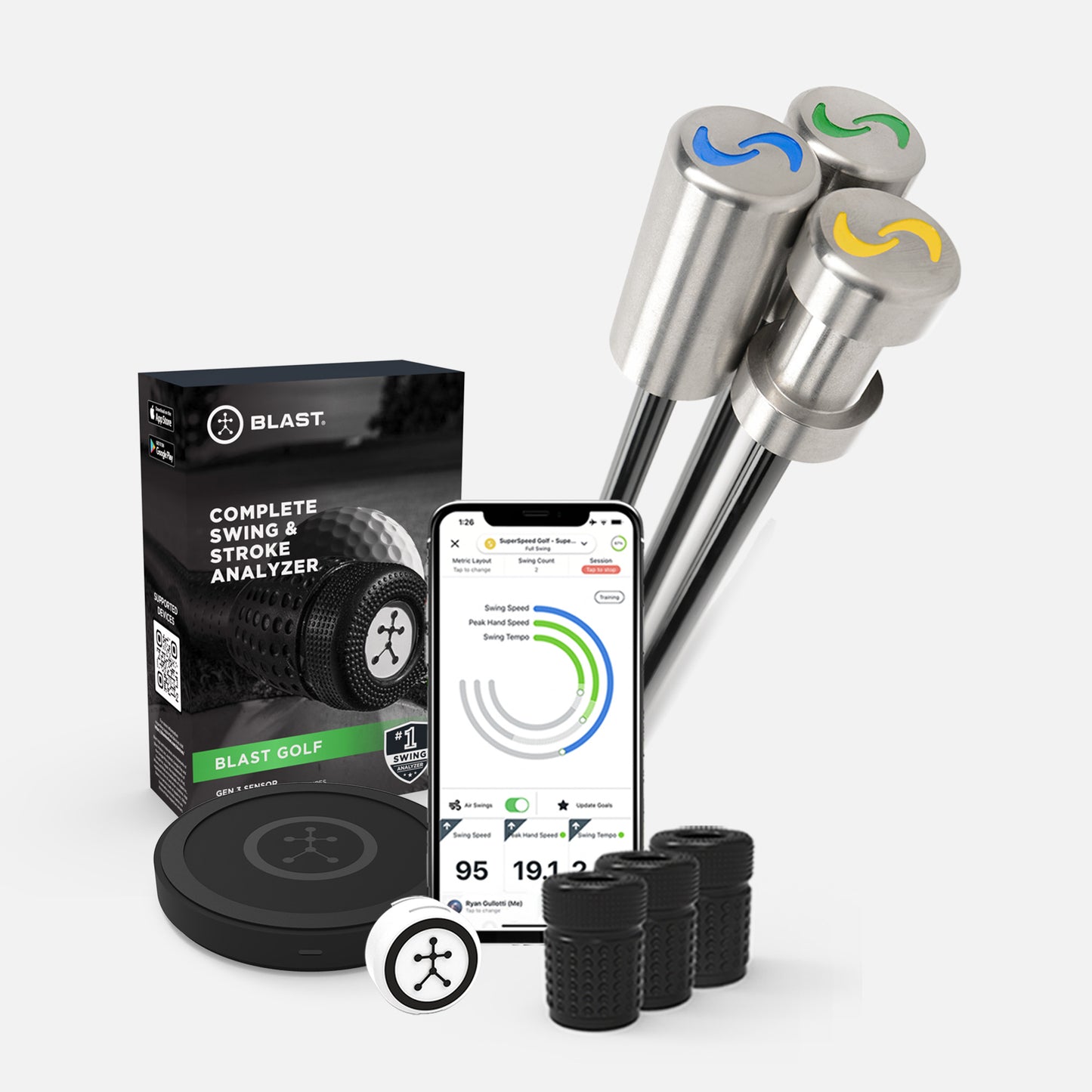Blast Motion Speed Analyzer Package