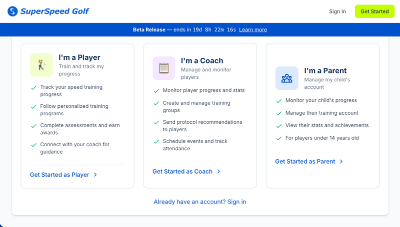 Choose Your Coach Account