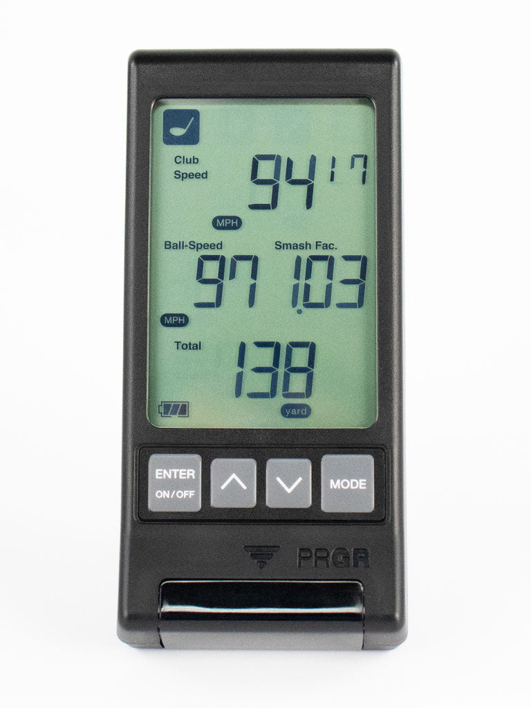 New* PRGR Black Portable Launch Monitor – SuperSpeed Golf