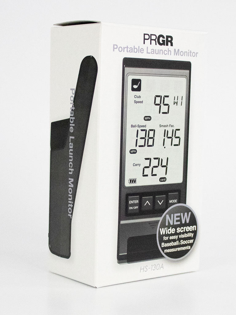 *New* PRGR Black Portable Launch Monitor