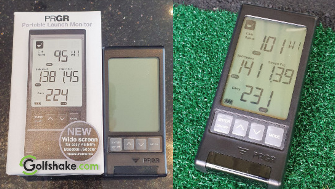 GolfShake: New 2021 PRGR Launch Monitor From SuperSpeed Golf Review