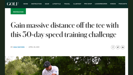 Golf.com SuperSpeed Speed Training Challenge