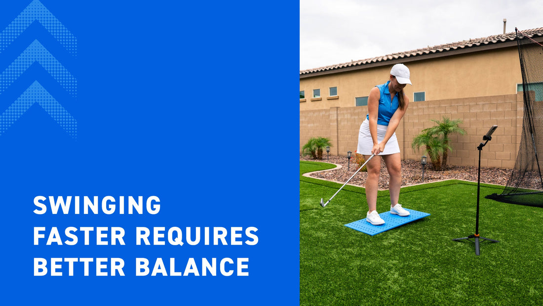 Why Swinging Faster Requires Better Balance and Stability