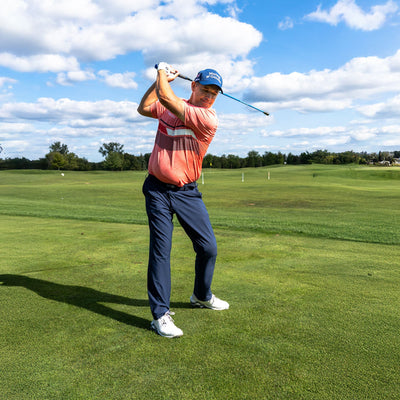 Padraig Harrington training with SuperSpeed speed sticks for senior golfers